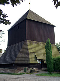 Zvonice s obrcenmi zvony - Rovensko pod Troskami (zvonice)