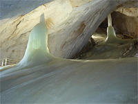 Eisriesenwelt - Rakousko (ledov jeskyn)