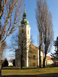 Kostel sv.Bartolomje - Klenovice na Han (kostel)