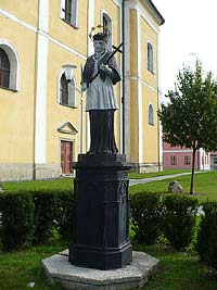 Socha sv. Jana Nepomuckho - Bystr (drobn pamtka)