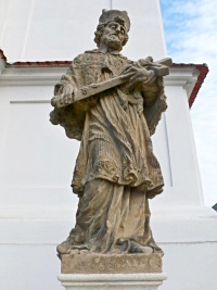 Socha sv.Jana Nepomuckho - Drnholec (socha)