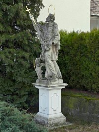Socha sv. Jana Nepomuckho - Krhov (socha)