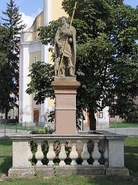 Socha sv. Rocha - Hevln (socha)