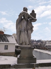 Socha sv. Cecilie - Nm욝 nad Oslavou (socha)