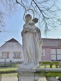 Balustrda se sochami svtc - Budiov (pamtka) - 
