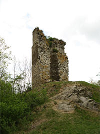 Otaslavice - Doln hrad (zcenina hradu)